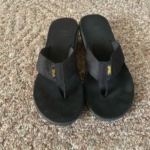 Teva wedge flip flops